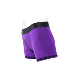 SpareParts Tomboii Nylon Boxer Briefs Harness- Purple/Black