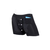 SpareParts Tomboii Rayon Boxer Briefs Harness- Black