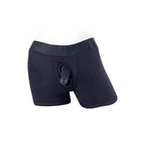 SpareParts Tomboii Rayon Boxer Briefs Harness- Black