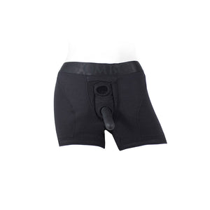 SpareParts Tomboii Rayon Boxer Briefs Harness- Black