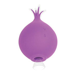 Princess Clit-Tastic Suction Tickler Rechargeable Silicone Vibrator- Lavender