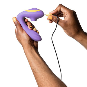 ROMP Reverb Clitoral and G-Spot Stimulator- Purple