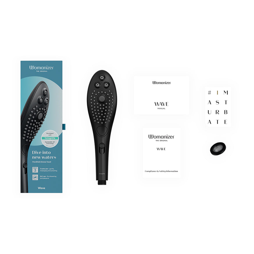 Womanizer Wave Shower Head- Black