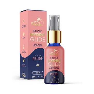 Privy Peach CBD Hydro Glide Relief Intimate Serum 1 oz.