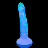 Addiction Rave 8 in. Bendable Glow-in-the-Dark Dildo- Purple Confetti