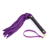 Ple'sur Mini Leather Flogger- Purple