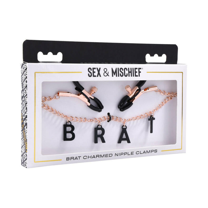 Sex & Mischief Brat Charmed Nipple Clamps