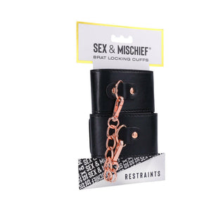 Sex & Mischief Brat Locking Cuffs