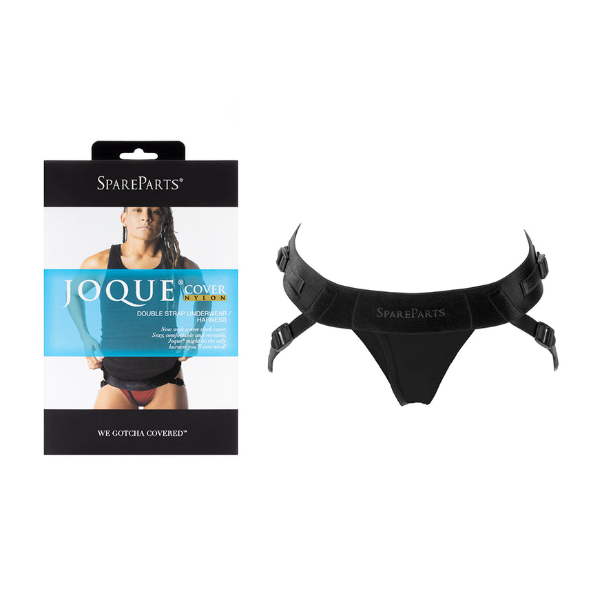 SpareParts Joque Cover Undwr Harness- Black Double Strap Nylon