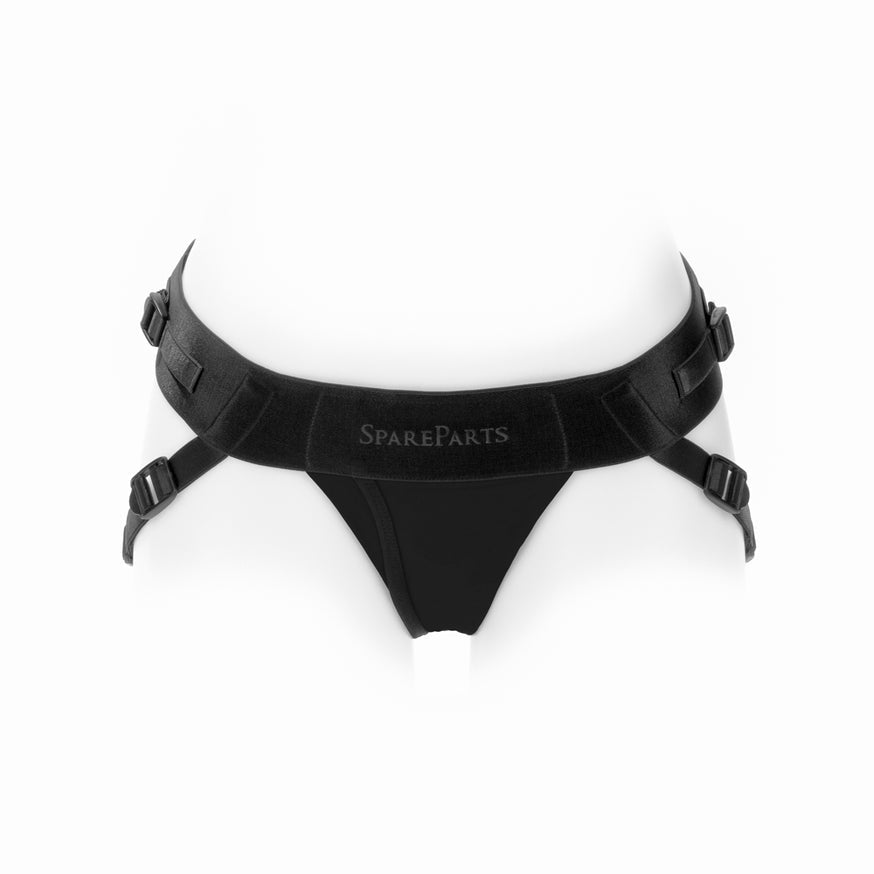 SpareParts Joque Cover Undwr Harness- Black Double Strap Nylon