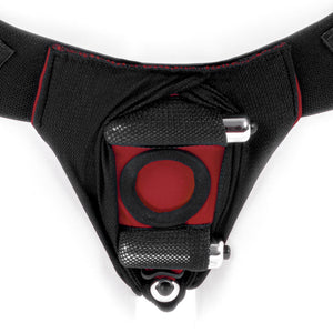 SpareParts Joque Cover Underwear Harness- Red Double Strap Nylon