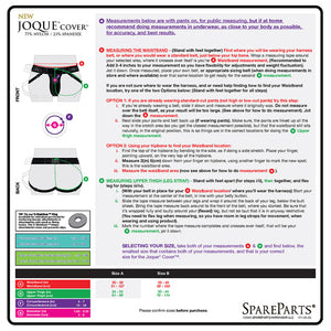 SpareParts Joque Cover Underwear Harness- Red Double Strap Nylon