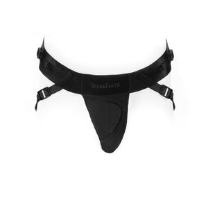 SpareParts Deuce Cover Underwear Harness- Black Double Strap - Nylon