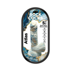 Rock Cocks Atlas Marble Silicone Dildo 5.5 in