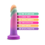 Avant Sunrise Gaze 7.5 in. Dildo- Sherbet