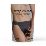 Strap-On-Me Harness Lingerie Unique One Size- Grey