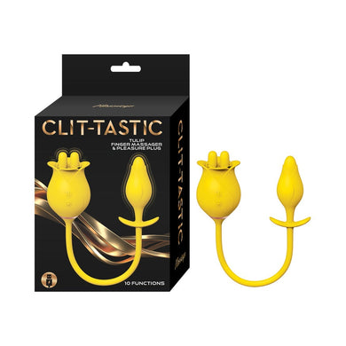 Clit-Tastic Tulip Finger Massager & Pleasure Plug- Yellow