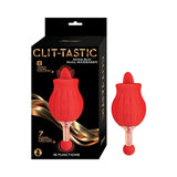 Clit-Tastic Rose Bud Dual Massager- Red