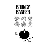 Bouncy Banger Inflatable Cushion with Wire Controller Vibrating Dildo