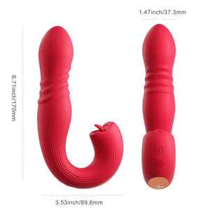 Honey Play Box Joi Thrust 2 App-Controlled Thrusting Vibrator & Clit Licker