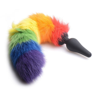 Tailz Rainbow Tail Silicone Butt Plug