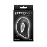 Renegade Slider Vibrating Cock Ring- Black