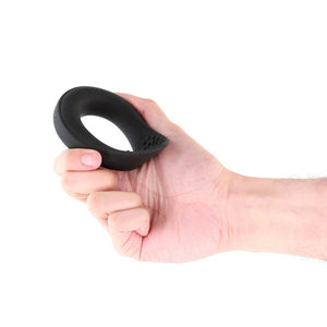 Renegade Slider Vibrating Cock Ring- Black