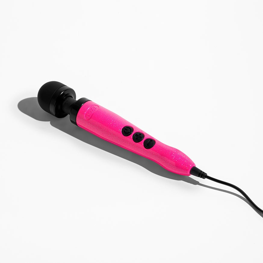 Doxy Die Cast 3 Compact Wand Vibrator- Hot Pink