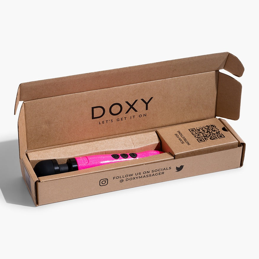 Doxy Die Cast 3 Compact Wand Vibrator- Hot Pink