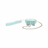 Ouch! International Paris Collection Collar with Leash- Blue