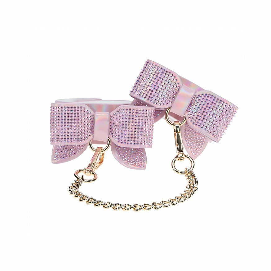 Ouch! International Paris Collection Leg Cuffs- Pink