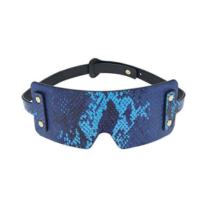 Ouch! International Florence Collection Blindfold- Blue