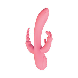 The Beat Trifecta Massager- Pink