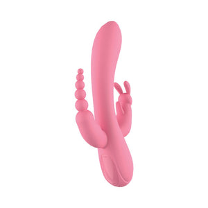 The Beat Trifecta Massager- Pink