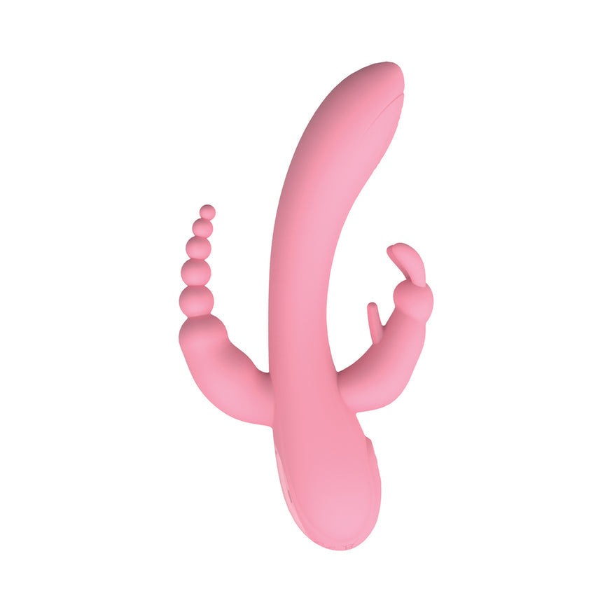 The Beat Trifecta Massager- Pink