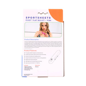 Sportsheets Pivot Flat Bullet- Pink