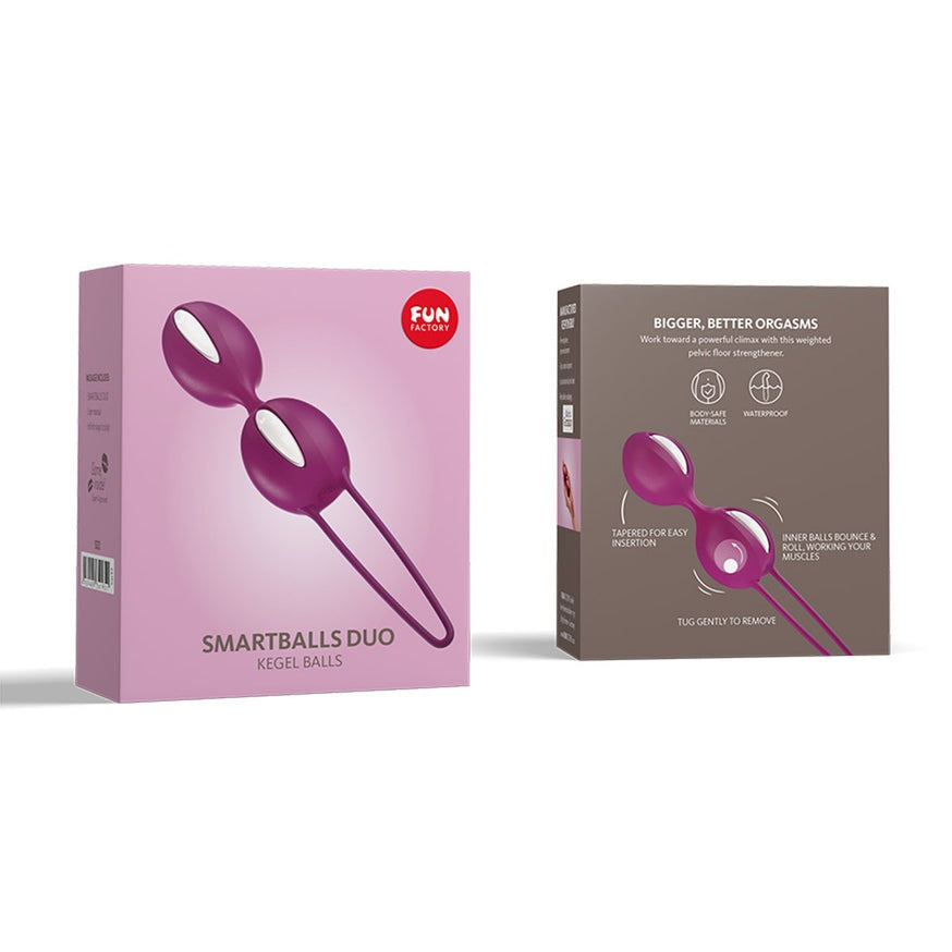 Fun Factory SmartBalls Duo Kegel Balls- Grape