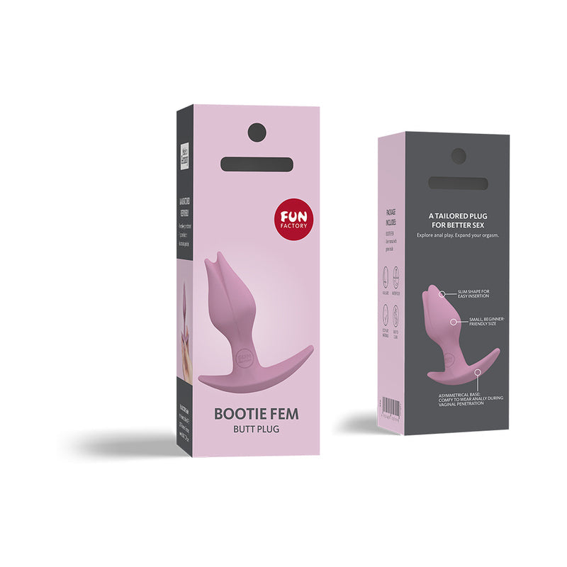 Fun Factory Bootie Fem Butt Plug- Rose