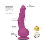 Gvibe Greal MINI 7 in. Vibrating Dildo- Fuchsia