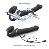 Strap-On-Me Multi Orgasm Bendable Strap-On- Black