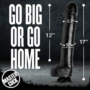 Master Cock The Black Destroyer Huge 17 Inch Dildo