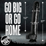 Master Cock The Black Destroyer Huge 17 Inch Dildo