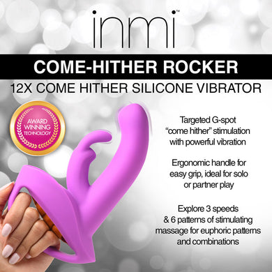 Inmi 10X Come-Hither Rocker Come Hither Silicone Vibrator