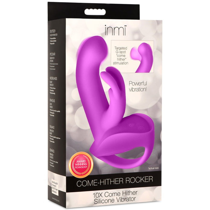 Inmi 10X Come-Hither Rocker Come Hither Silicone Vibrator