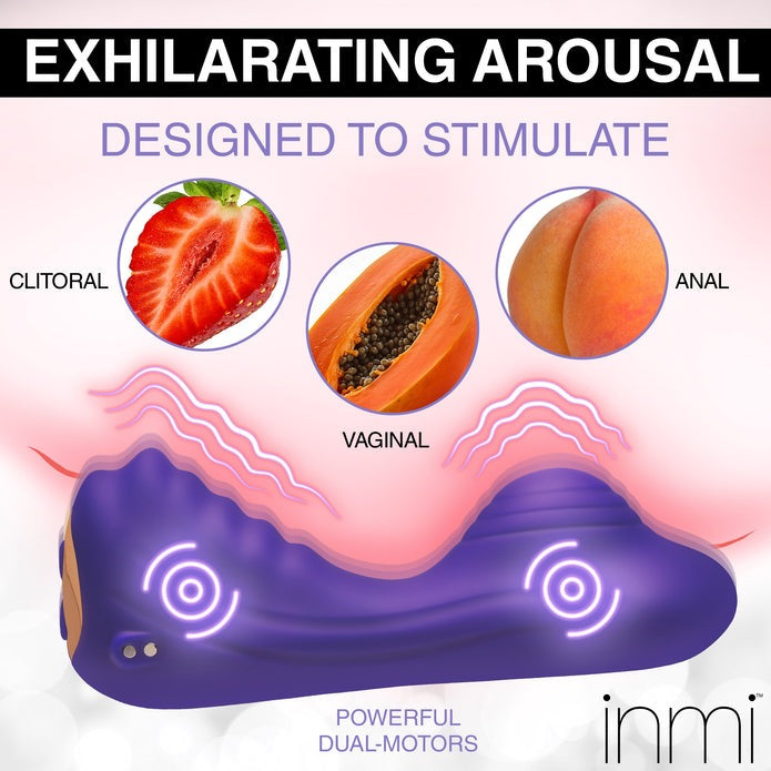 Inmi Ride N' Grind 10X Vibrating Silicone Grinder