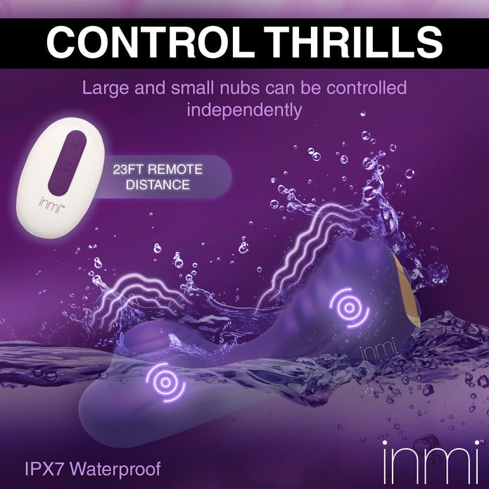 Inmi Ride N' Grind 10X Vibrating Silicone Grinder