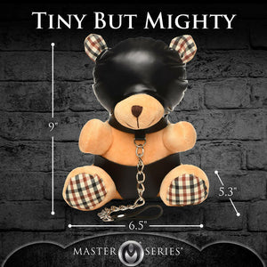 Master Series Teddy Bear Keychain-Hooded