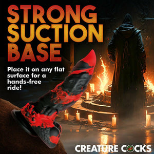 Creature Cocks Fire Demon Monster Silicone Dildo