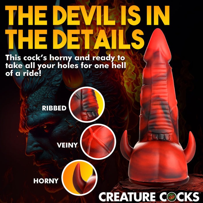 Creature Cocks Horny Devil Demon Silicone Dildo