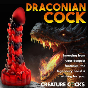 Creature Cocks Demon Rising Scaly Dragon Silicone Dildo